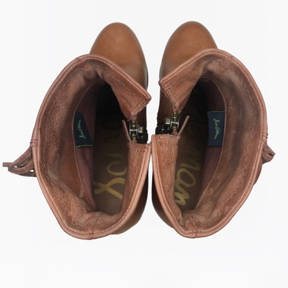 Sam Edelman Fringe Leather Women’s Ankle Boots - 8 M - Picture 10 of 17